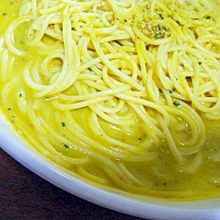 かぼちゃのスープパスタ★